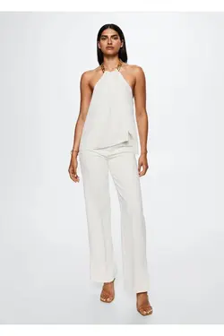 بلوز با جزئیات زنجیر - یاری شاپ