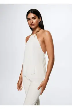 بلوز با جزئیات زنجیر - یاری شاپ