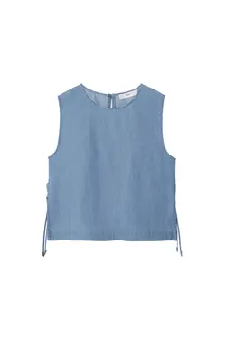 بلوز با کراوات پنبه ای - یاری شاپ