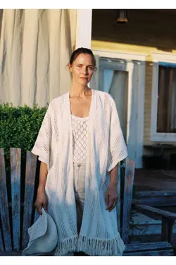 بلوز بافتنی کوتاه اکرو زنانه - یاری شاپ