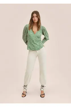 بلوز بسته بندی دکمه دار - یاری شاپ