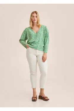 بلوز بسته بندی دکمه دار - یاری شاپ