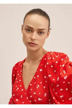 بلوز بسته بندی دکمه دار - یاری شاپ