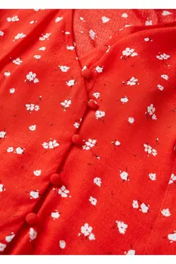 بلوز بسته بندی دکمه دار - یاری شاپ