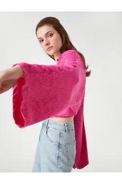 بلوز بلوز پاکت پیراهن یقه آستین بلند - یاری شاپ