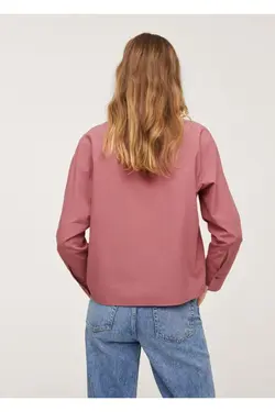 بلوز بورگوندی زنانه 100% نخی - یاری شاپ