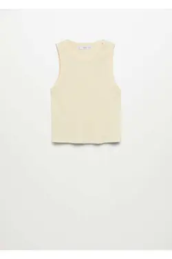 بلوز پلی استر بازیافتی زرد زنانه - یاری شاپ