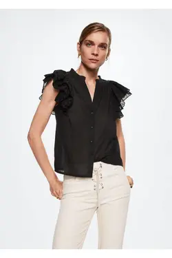 بلوز پنبه ای سوراخ دار - یاری شاپ