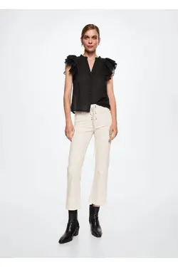 بلوز پنبه ای سوراخ دار - یاری شاپ