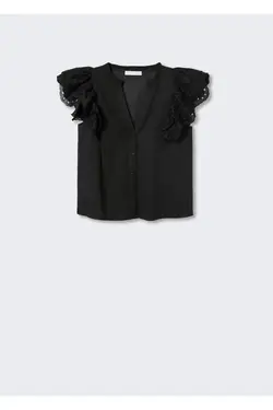 بلوز پنبه ای سوراخ دار - یاری شاپ