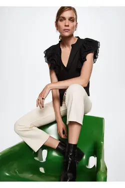 بلوز پنبه ای سوراخ دار - یاری شاپ