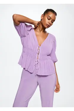 بلوز پلیسه دار فلانس - یاری شاپ