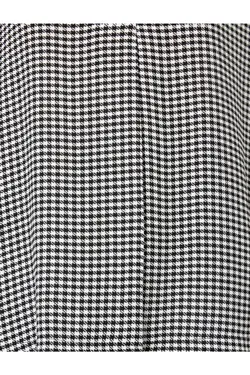 بلوز چهارخانه آستین بلند زنانه یقه V - یاری شاپ