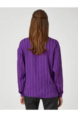 بلوز دکمه دار یقه دار - یاری شاپ