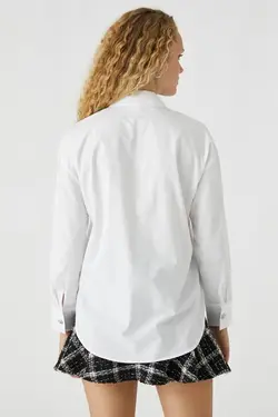 بلوز دکمه دار مرواریدی زنانه 3wak60230uw - یاری شاپ