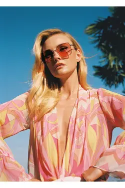 بلوز روان طرح دار - یاری شاپ