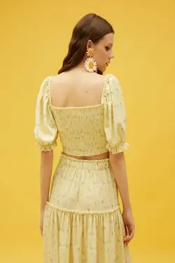 بلوز زنانه طرح ساری - یاری شاپ