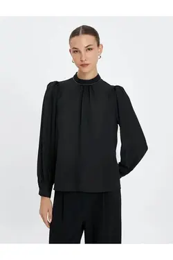 بلوز زنانه مشکی 4wak60389uw - یاری شاپ