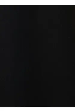 بلوز زنانه مشکی ساده یقه وی یقه 3sak30001uw - یاری شاپ