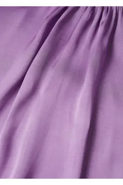 بلوز ساتن پادری یاسی زنانه - یاری شاپ