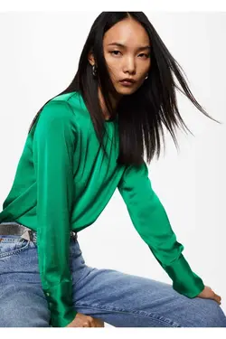 بلوز ساتن جمع شد - یاری شاپ