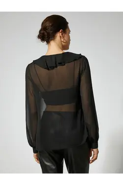 بلوز شیفون فلانس - یاری شاپ