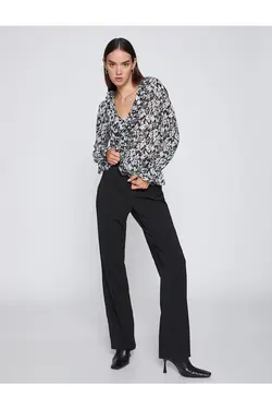 بلوز شیفون گلدار - یاری شاپ