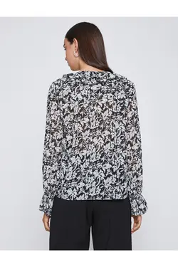 بلوز شیفون گلدار - یاری شاپ