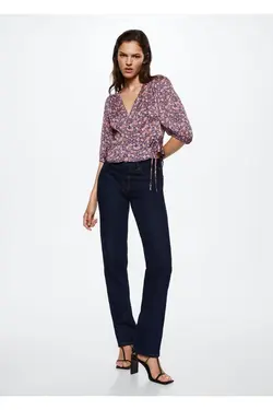 بلوز طرح دار گل - یاری شاپ