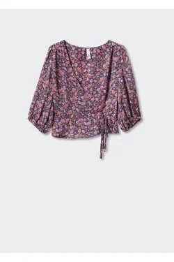 بلوز طرح دار گل - یاری شاپ