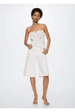 بلوز طرح دار گل - یاری شاپ