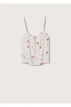 بلوز طرح دار گل - یاری شاپ