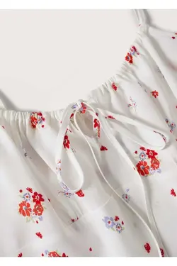 بلوز طرح دار گل - یاری شاپ