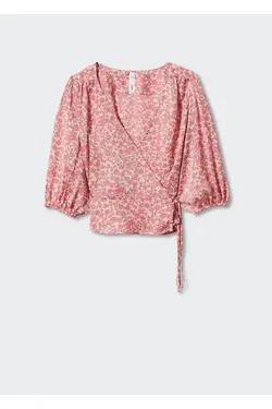 بلوز طرح دار گل - یاری شاپ