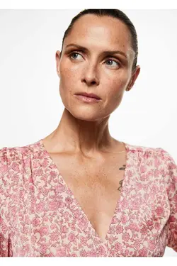 بلوز طرح دار گل - یاری شاپ