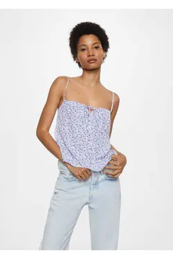 بلوز طرح دار گل - یاری شاپ