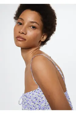 بلوز طرح دار گل - یاری شاپ