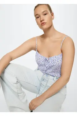 بلوز طرح دار گل - یاری شاپ