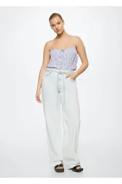 بلوز طرح دار گل - یاری شاپ