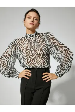 بلوز طرح گورخر - یاری شاپ