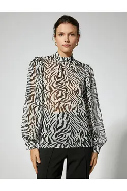 بلوز طرح گورخر - یاری شاپ