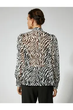 بلوز طرح گورخر - یاری شاپ