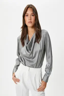 بلوز طوسی زنانه - یاری شاپ