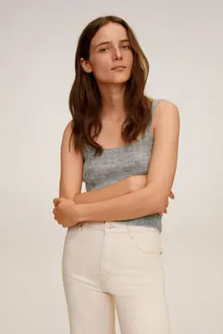 بلوز طوسی زنانه 77024403 - یاری شاپ