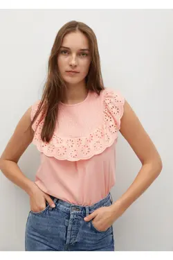 بلوز قرمز مرجانی زنانه - یاری شاپ