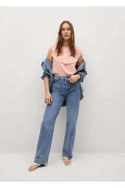 بلوز قرمز مرجانی زنانه - یاری شاپ