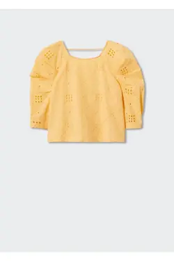 بلوز کوتاه آستین پف دار - یاری شاپ