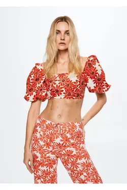 بلوز گلدار - یاری شاپ