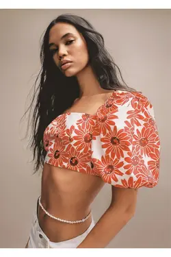 بلوز گلدار - یاری شاپ