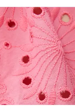 بلوز گلدوزی شده بلوز آستین بادکنکی گیمپ - یاری شاپ